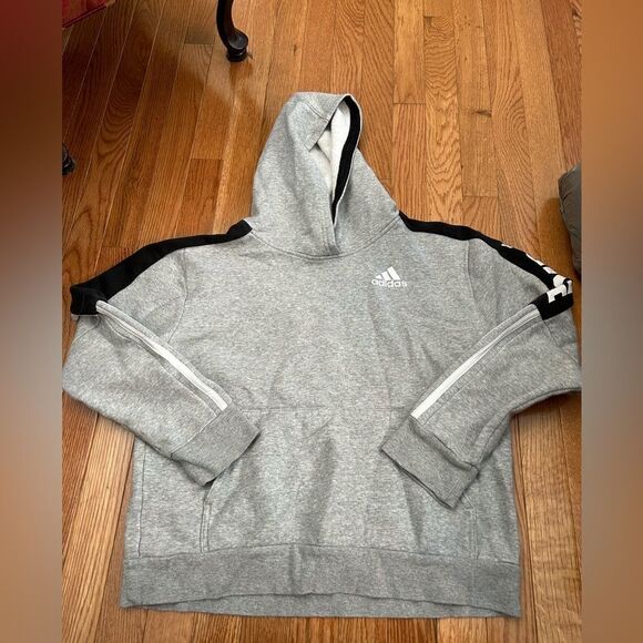 Boys Adidas Hoodie Sweatshirt - Picture 1 of 3